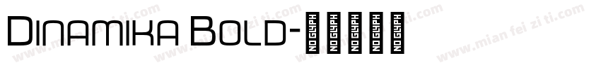 Dinamika Bold字体转换
